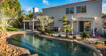 Still available for COACHELLA MUSIC Festival! Private backyard Oasis with pool!