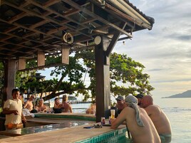 Poolside bar