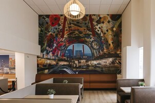 40-cm TV with cable channels, foosball, table tennis