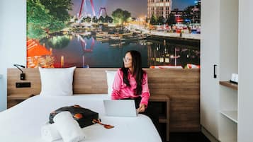 In-room safe, iron/ironing board, free WiFi, bed sheets