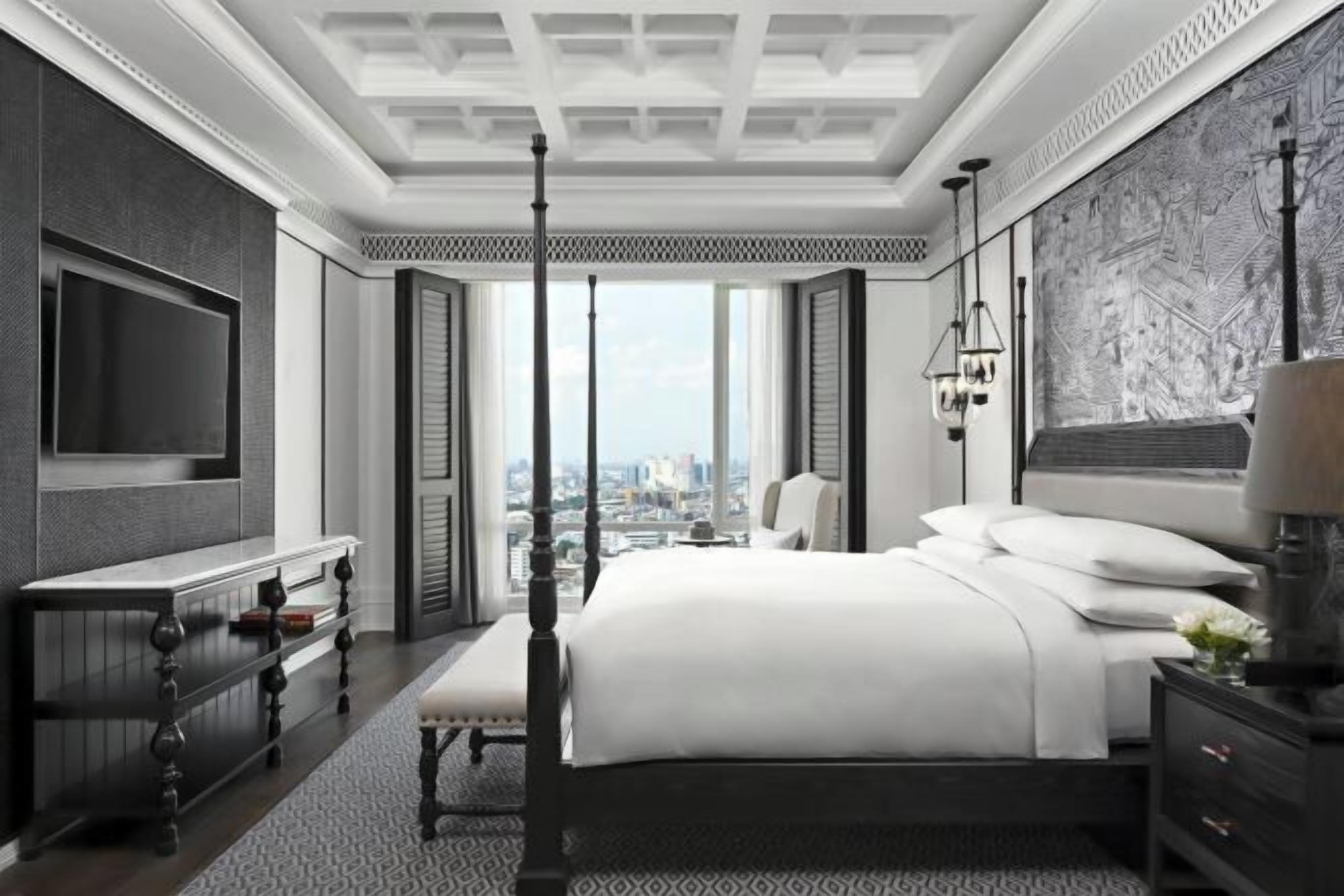 Pillow-top beds, minibar, in-room safe, desk