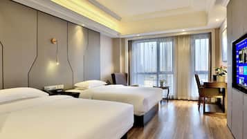 Superior Room, 2 Twin Beds | Minibar, in-room safe, desk, laptop workspace
