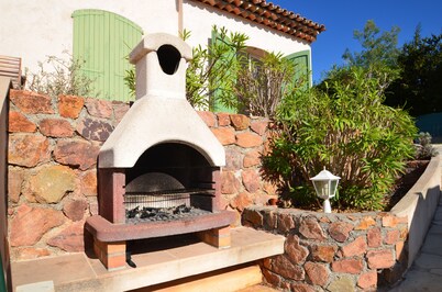 Villa: Mandelieu LaNapoule, Air Conditioning, Private Pool, Sea, Esterel Views, 