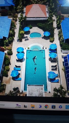 LARGE VILLA SWIMMING POOLS TROPICAL GARDEN SEA GOLF RELAXATION 6 /12 ADULTS