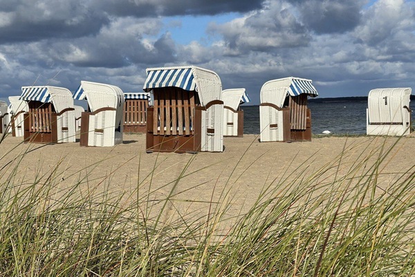 Strand im Herbst