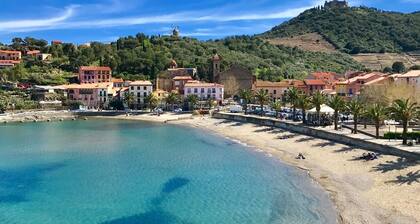 Collioure T3 3* Les pieds dans l'eau Vue mer AccĂšs aux criques WIFI Garage