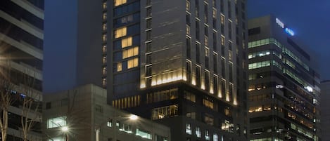 Front of property - evening/night