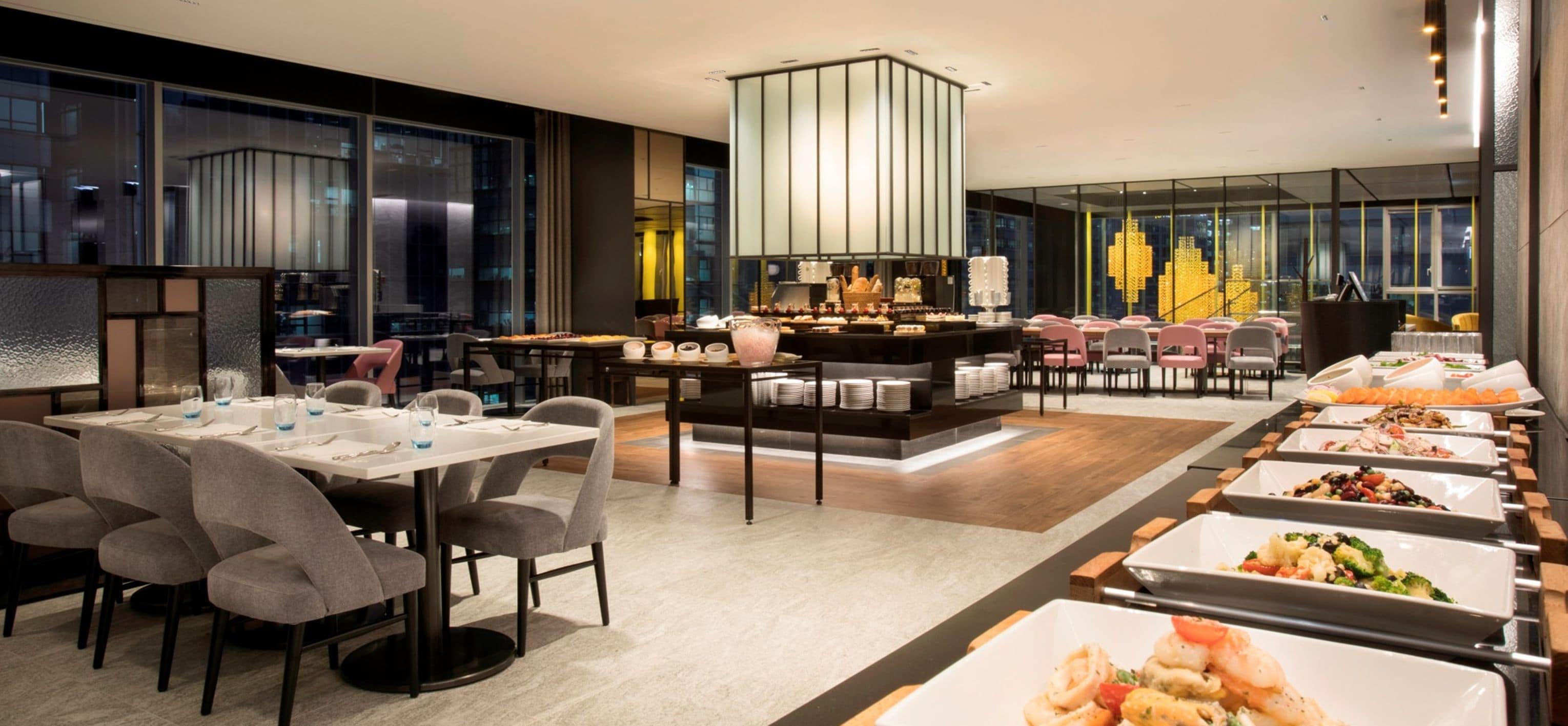 breakfast, lunch and dinner served