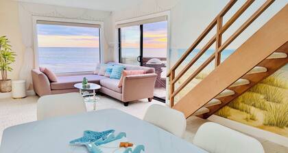 Huipputasoinen, premium merenrantahuoneisto, jossa 180 ° esteetön merinäköala