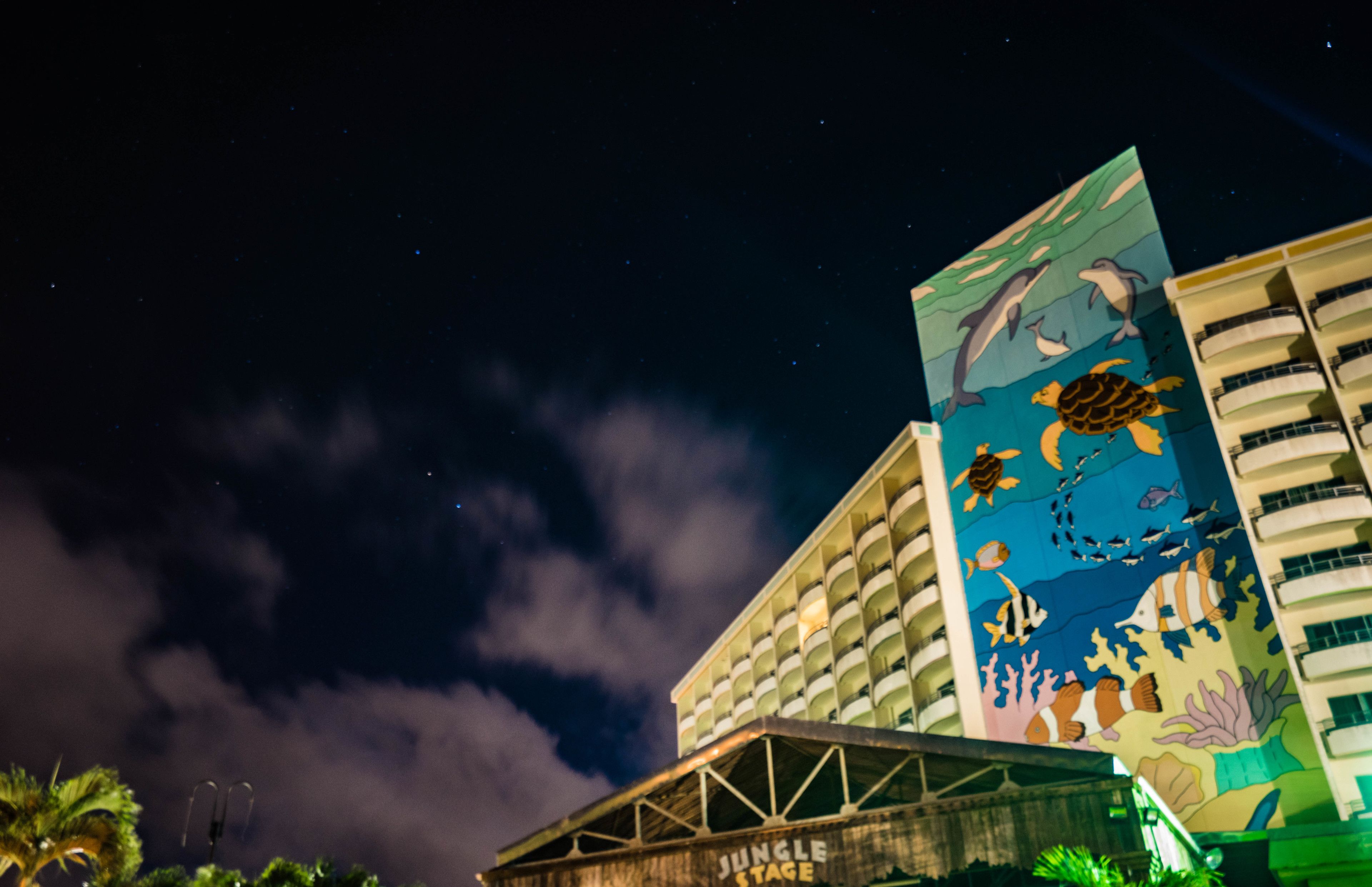 front of property – evening/night