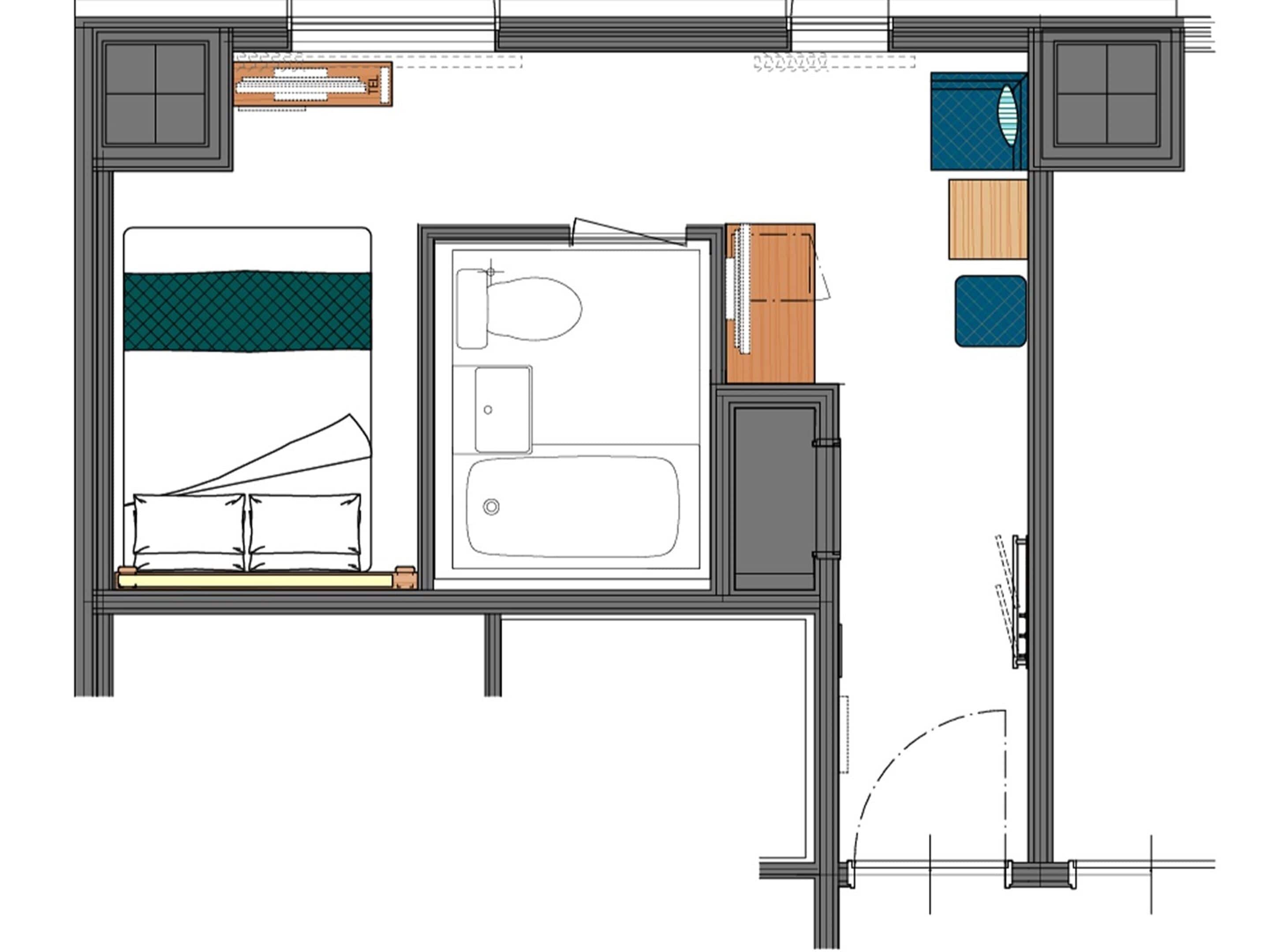 1 bedroom, down duvets, in-room safe, soundproofing