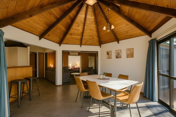 Three-Bedroom House | Premium bedding, pillowtop beds, free minibar, blackout drapes