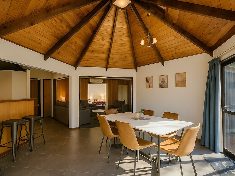 Familie chalet, 3 slaapkamers | Luxe beddengoed, pillowtop-bedden, een gratis minibar