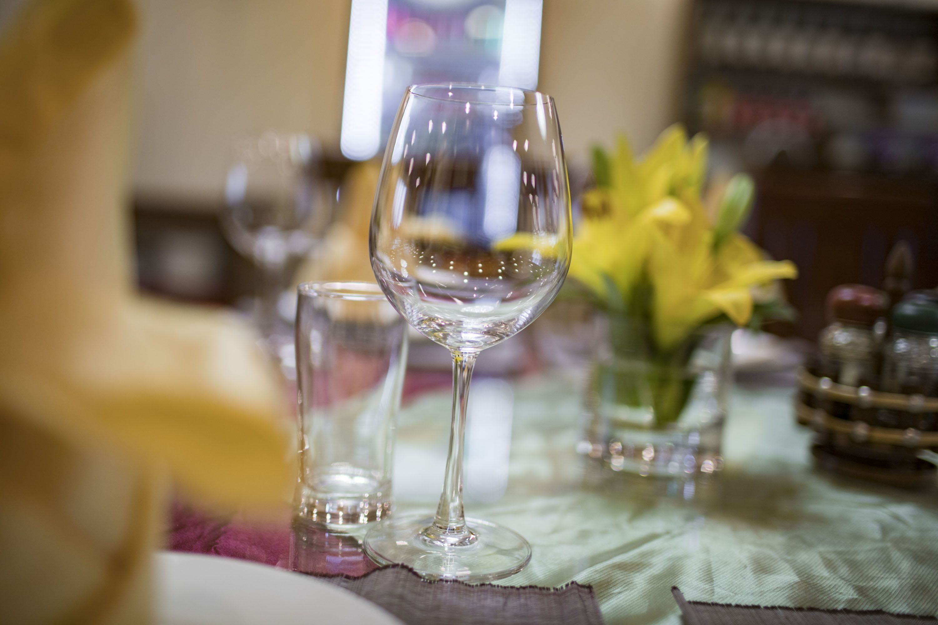 lunch and dinner served, local and international cuisine