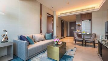 1 bedroom, down comforters, Select Comfort beds, in-room safe