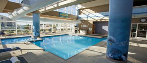 Indoor pool, a heated pool
