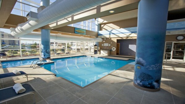 Indoor pool, a heated pool