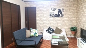 1 svefnherbergi, sérhannaðar innréttingar, sérvalin húsgögn