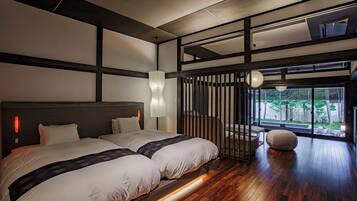 Junior Villa, Non Smoking (Japanese-style) | Down comforters, in-room safe, bed sheets, wheelchair access