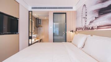 Escrivaninha, quartos à prova de som, Wi-Fi de cortesia