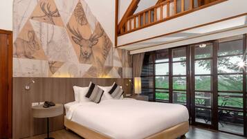 Tree House Junior Suite | เครื่องนอนระดับพรีเมียม, มินิบาร์, Wi-Fi ฟรี, ผ้าปูที่นอน