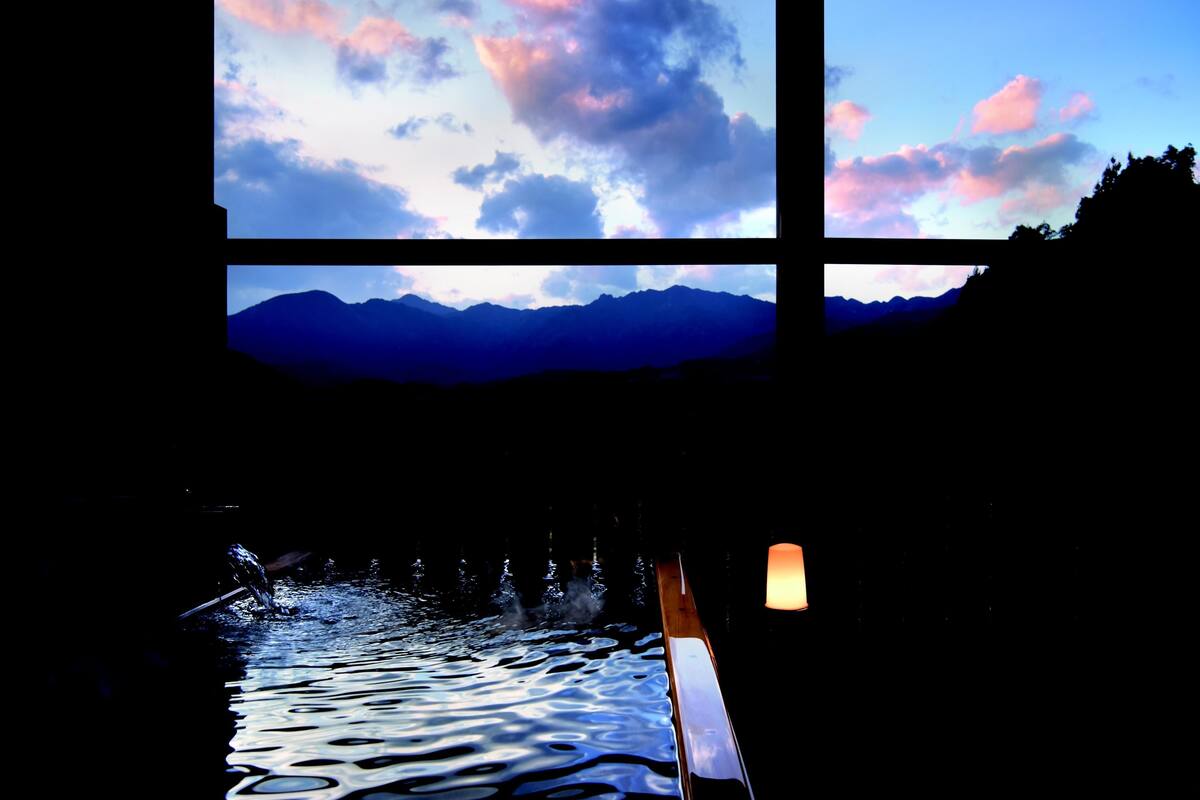 Phòng, bếp nhỏ (Japanese Western Style, Outdoor Bath) | Bồn tắm ngâm