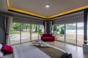 Beachfront Bungalow | Tempat tidur lipat/tambahan dan Wi-Fi gratis