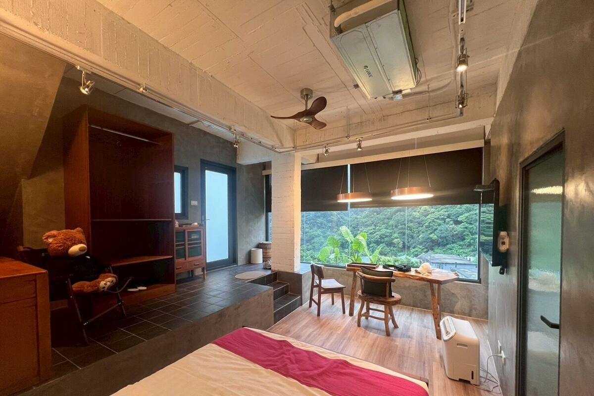Chambre Double Luxe, patio, vue montagne