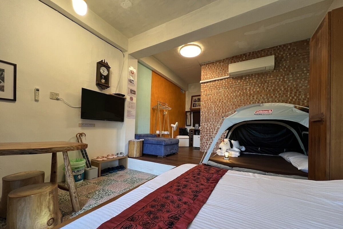 Exclusive Quadruple Room, 2 Double Beds, Patio, Ocean View