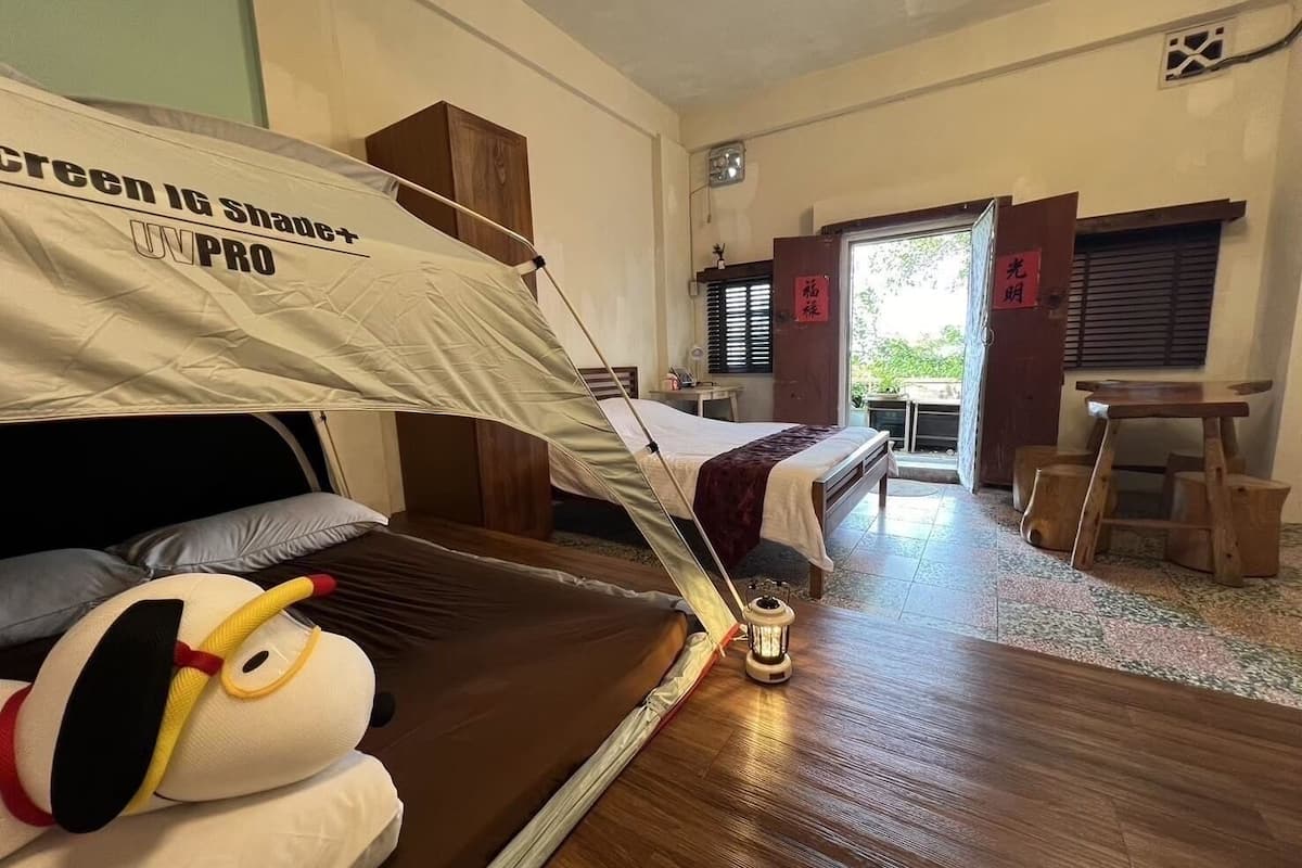 Exclusive Quadruple Room, 2 Double Beds, Patio, Ocean View | 1 bedroom, premium bedding, down comforters, Select Comfort beds