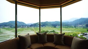 Western Style Suite with Indoor Bath (5F) | In-room safe, desk, laptop workspace, iron/ironing board