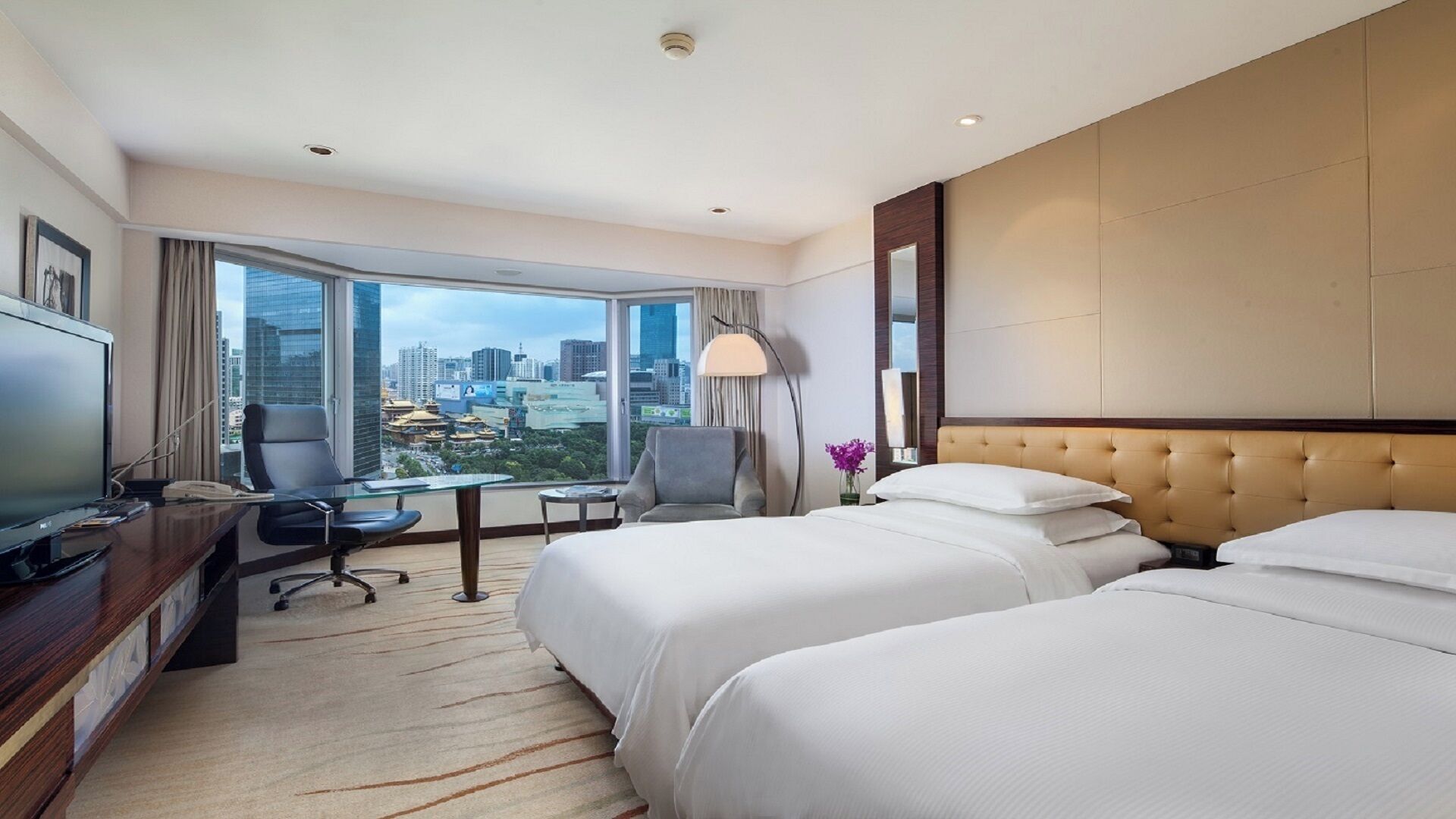 Phòng Executive, 2 giường đơn (Executive Deluxe) | 1 phòng ngủ, bộ đồ giường cao cấp, chăn bông, nệm có lớp đệm bông 