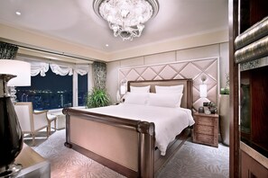 1 slaapkamer, luxe beddengoed, donzen dekbedden, pillowtop-bedden