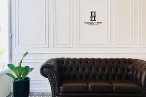 Sala de estar en el lobby