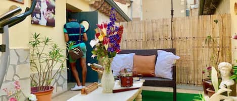 Habitació doble Comfort | Terrassa o pati