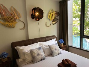 2-Bedroom Apartment | 2 bedrooms, individually decorated, desk, blackout drapes - CK Cottage at The Valley Khaoyai (Pak Chong)