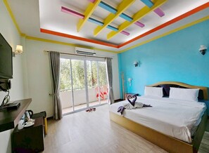 Deluxe Double | Escritorio, cortinas opacas, wifi gratis y ropa de cama