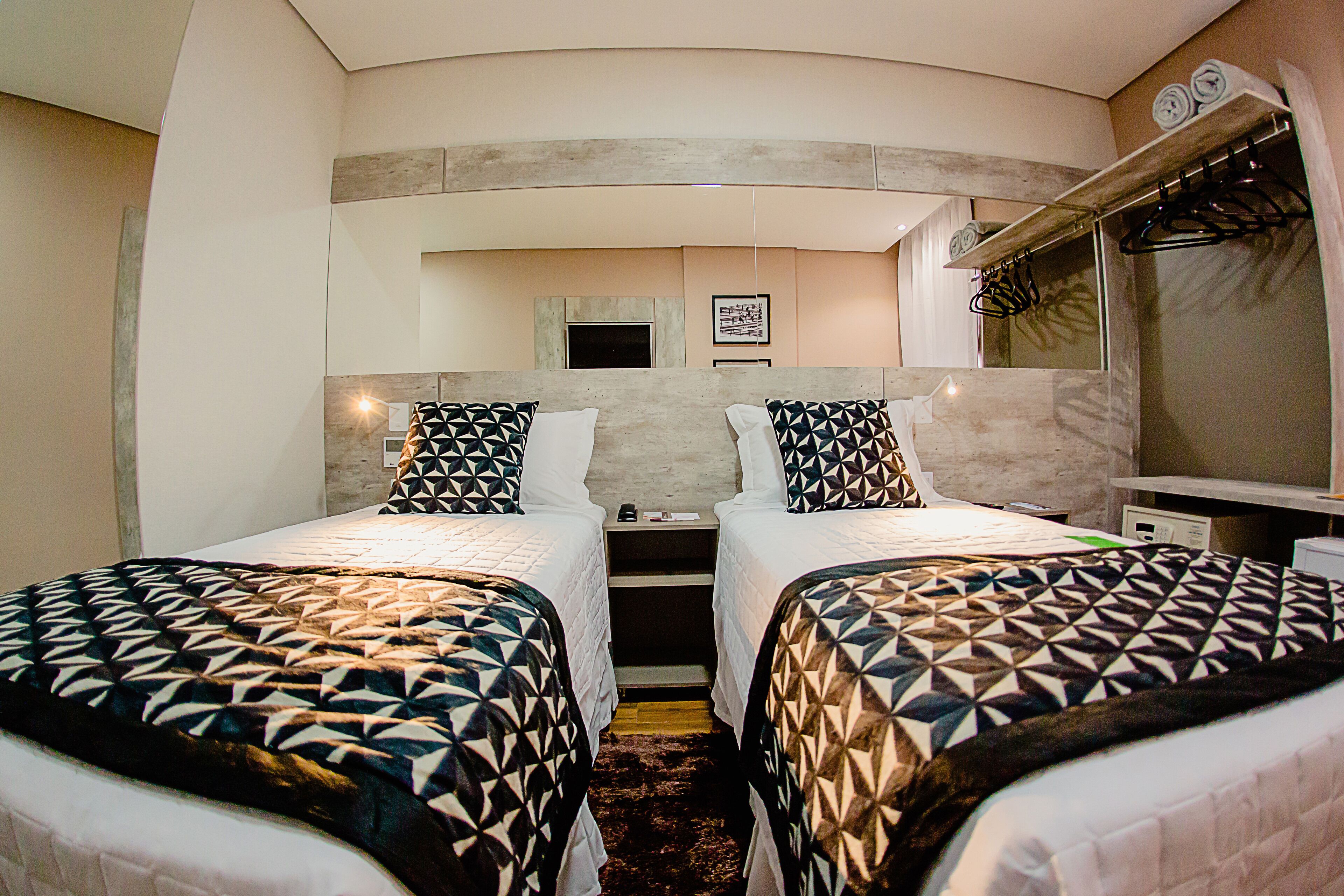 hypo-allergenic bedding, minibar, in-room safe, desk