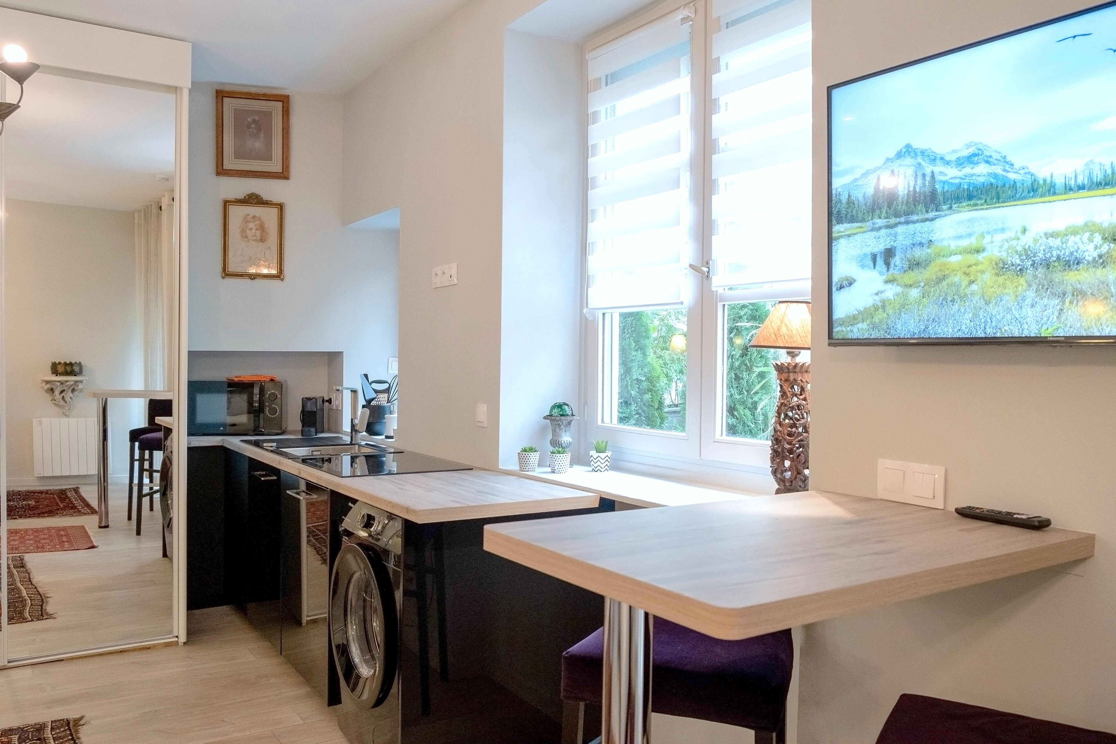 suite le seze | private kitchen | fridge, microwave, stovetop, dishwasher