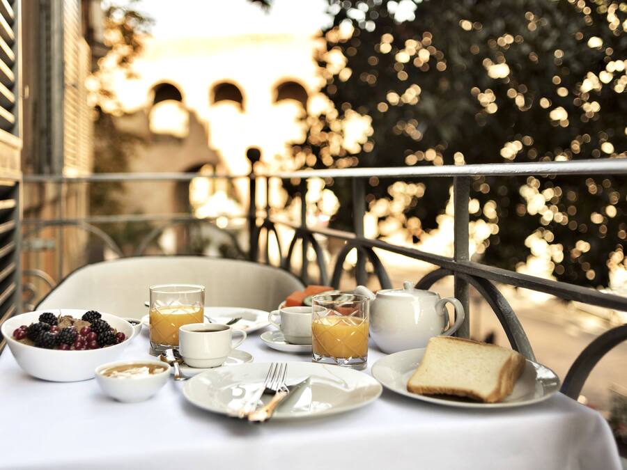 Serviço de quarto: opções para refeição