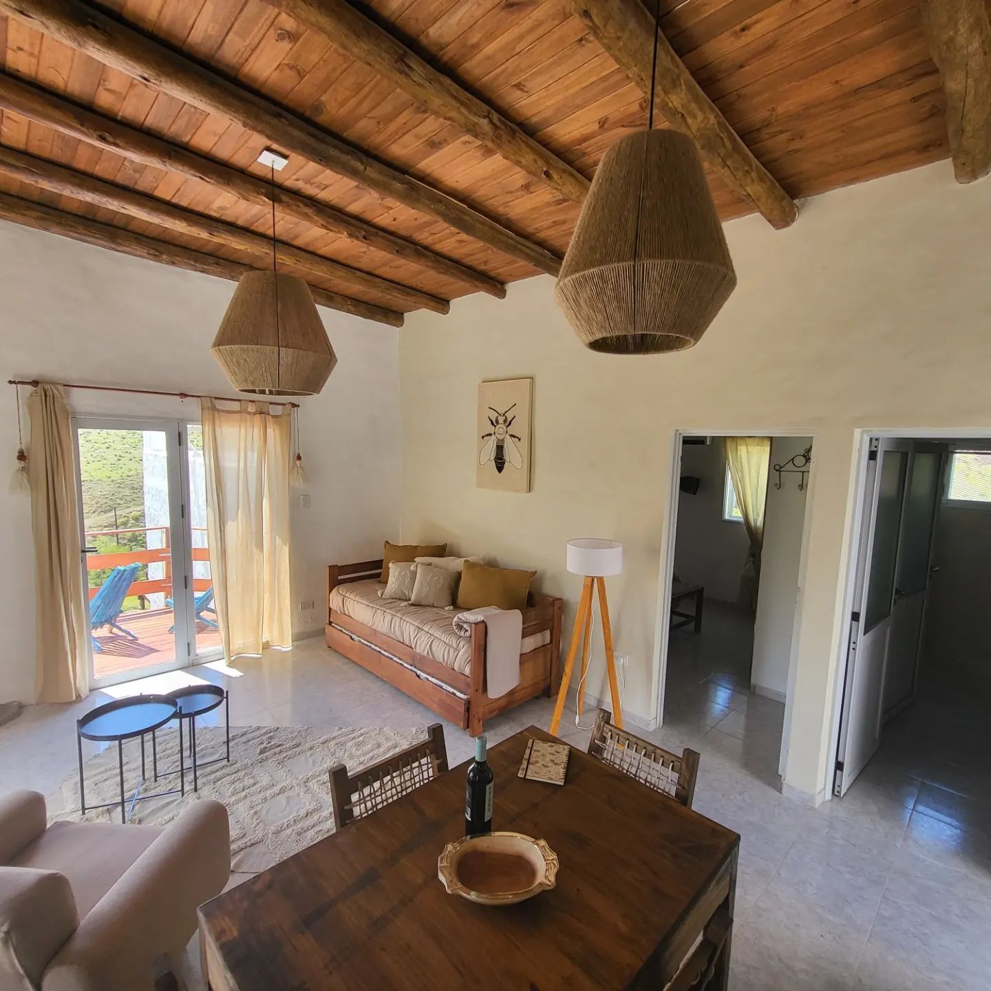 Televisión de pantalla plana, chimenea