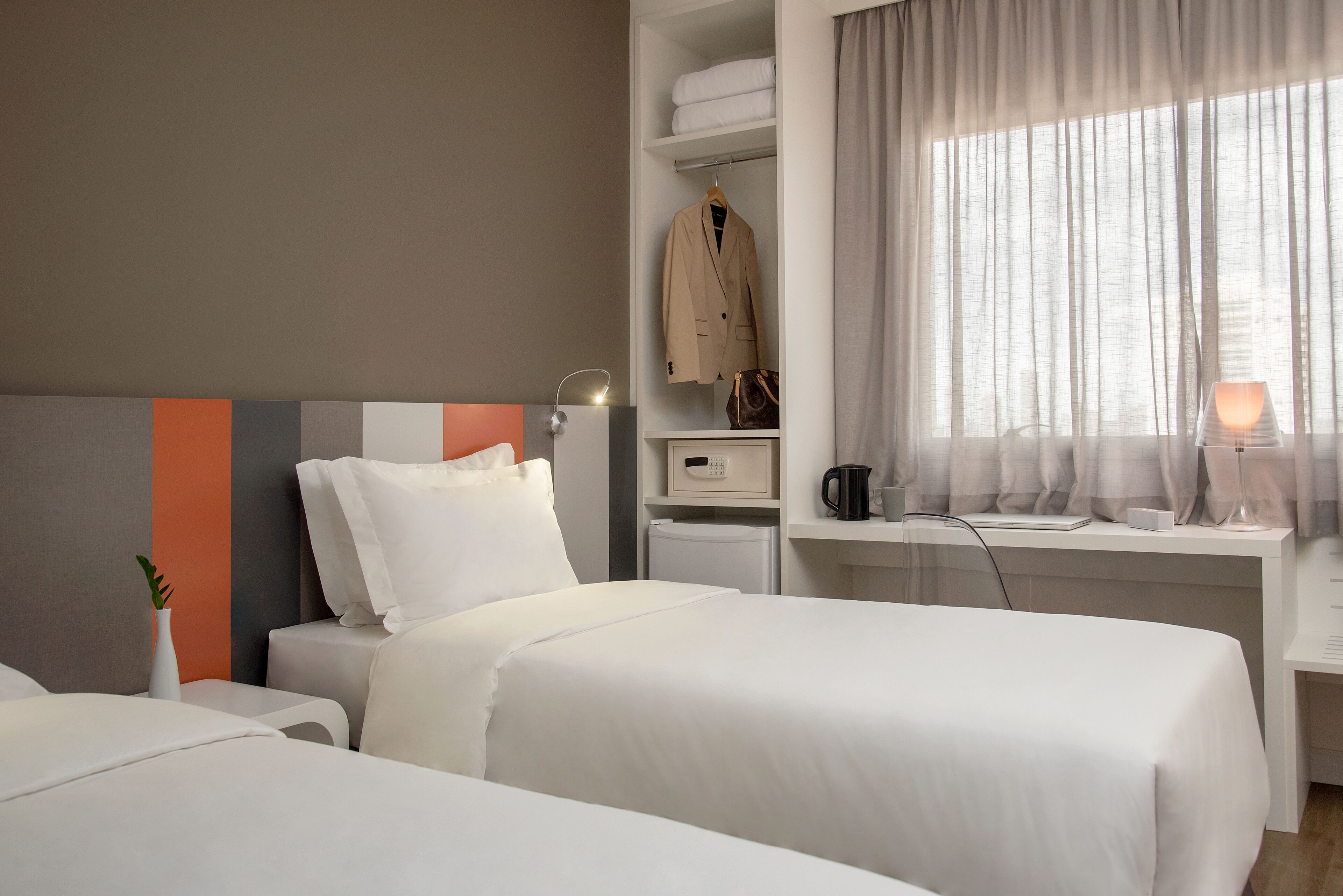 minibar, in-room safe, blackout curtains, free wifi