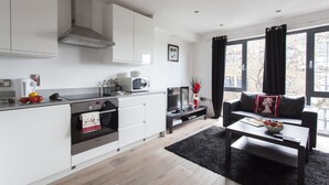 Appartamento Classic, 1 camera da letto, vista città | Cucina privata