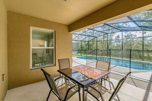 House, 4 Bedrooms, Private Bathroom | Terrace/patio - 4 bed House/w pool & Garage (Kissimmee)