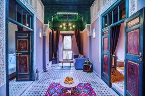 Suite, 2 Queen Beds, Non Smoking (Royal Family) | Down comforters, pillowtop beds, minibar, individually decorated - Le Medina Privilége Riad & Spa (Marrakech)