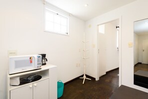 Apartamento econômico | Comodidades do quarto