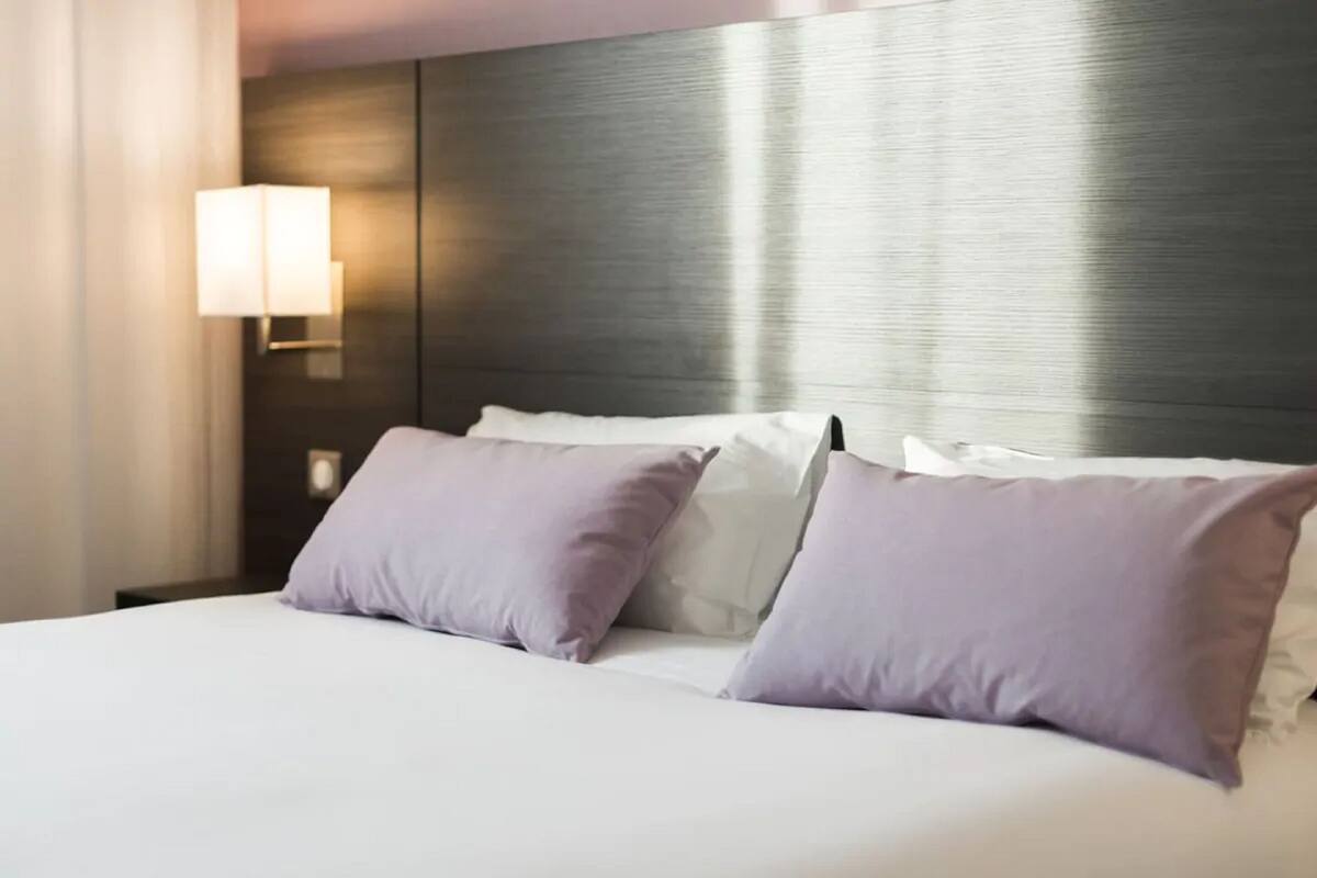 Quarto casal | Escrivaninha, quartos à prova de som, Wi-Fi de cortesia, roupa de cama
