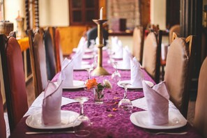 Lunch and dinner served, Moroccan cuisine