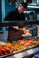 Free daily buffet breakfast