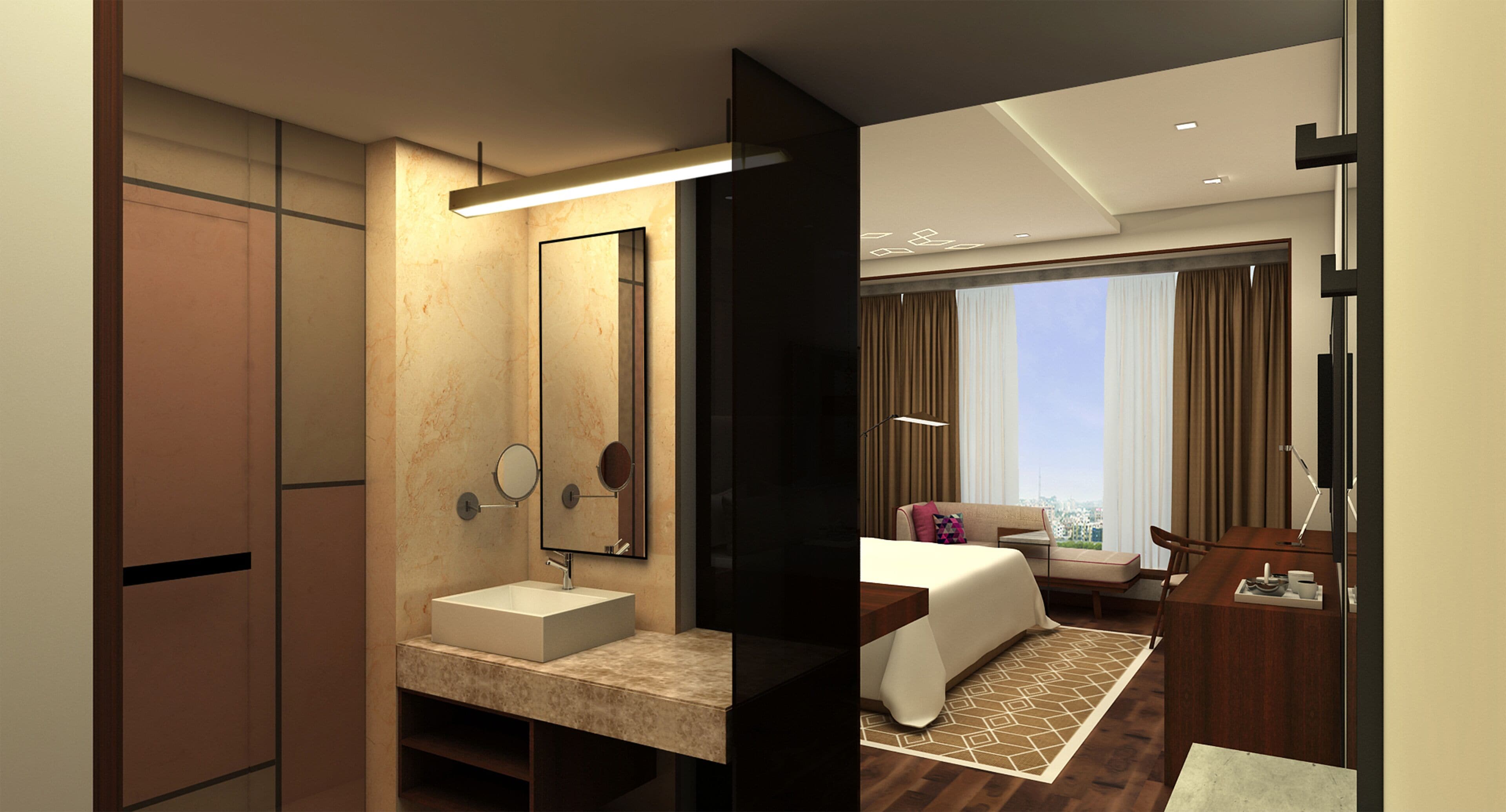 Executive Suite, 1 King Bed | Pillow-top beds, minibar, in-room safe, desk